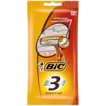 خودتراش ۳ لبه بیک Bic مدل Sensitive بسته ۱۲ عددی