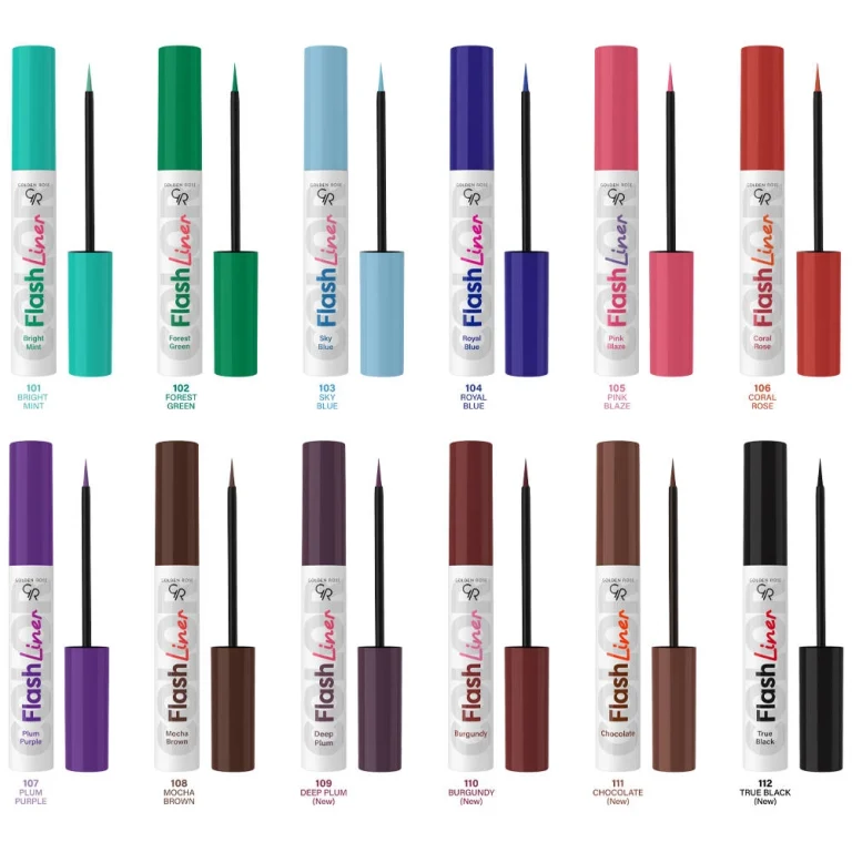 خط چشم رنگی گلدن رز Golden Rose مدل Flash Eyeliner