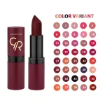 رژ لب جامد گلدن رز مدل Velvet Matte