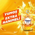 نرم کننده لباس یوموش Yumoş Extra مدل Hanımeli (پیچ امین‌الدوله) زرد